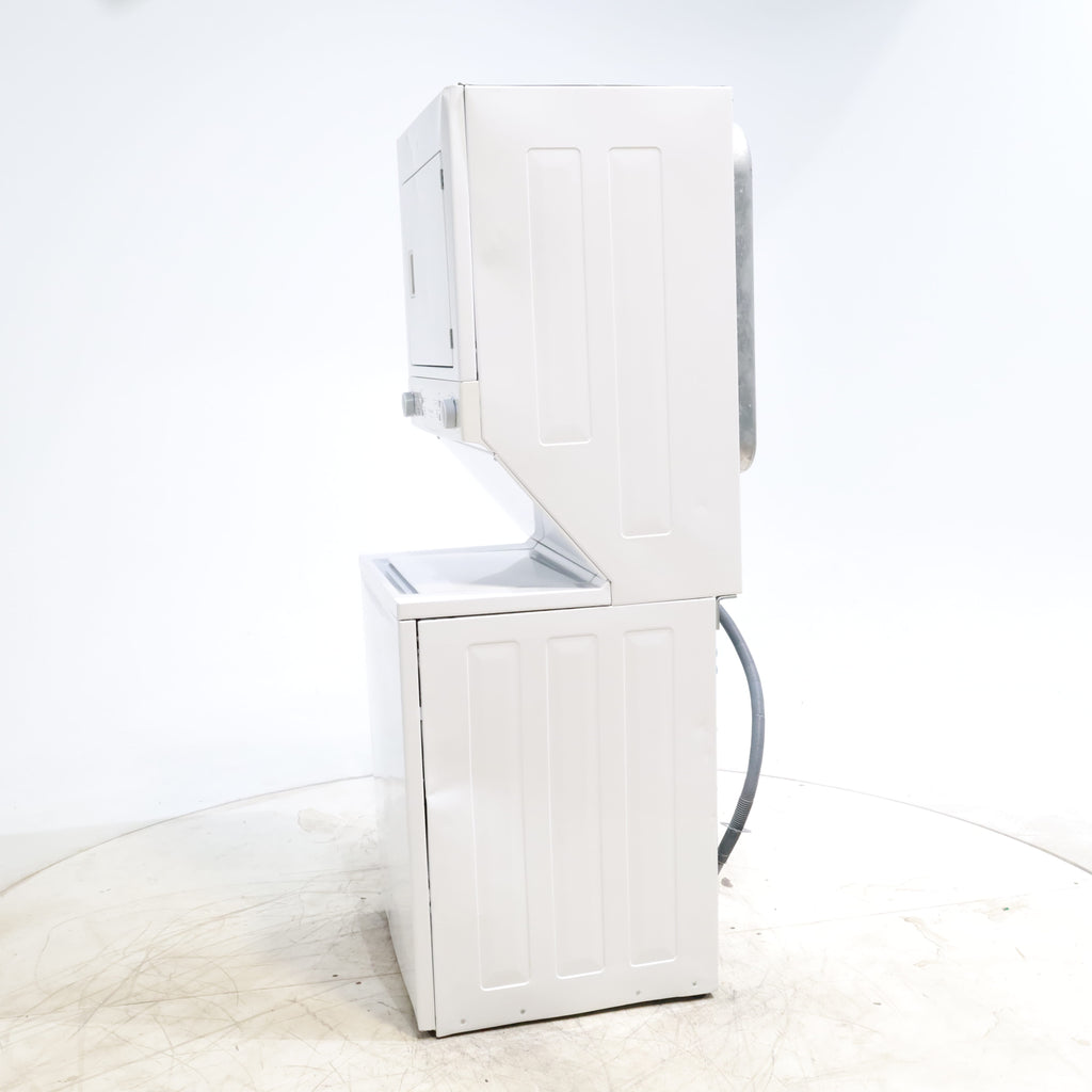 Pictures of Frigidaire Stacked Laundry Center with 3.9 cu ft Capacity Washer and 5.6 cu ft Electric Dryer with Maxfill Option- Scratch & Dent - Moderate - Neu Appliance Outlet - Discount Appliance Outlet in Austin, Tx