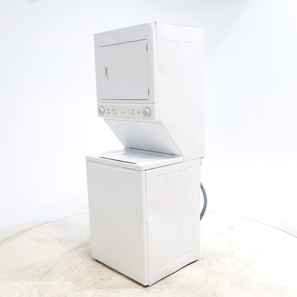 Pictures of Frigidaire Stacked Laundry Center with 3.9 cu ft Capacity Washer and 5.6 cu ft Electric Dryer with Maxfill Option- Scratch & Dent - Moderate - Neu Appliance Outlet - Discount Appliance Outlet in Austin, Tx