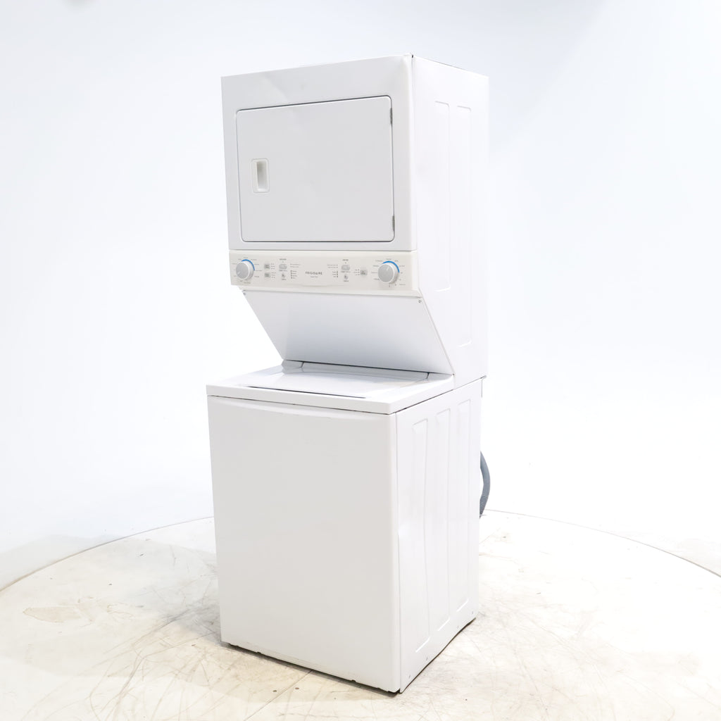 Pictures of Frigidaire Stacked Laundry Center with 3.9 cu ft Capacity Washer and 5.6 cu ft Electric Dryer with Maxfill Option- Scratch & Dent - Moderate - Neu Appliance Outlet - Discount Appliance Outlet in Austin, Tx
