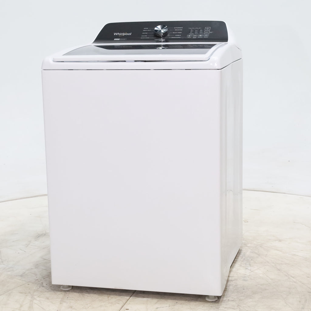 Pictures of White Whirlpool 4.7 - 4.8 cu ft Capacity Top-Load Washer with 2 in 1 Removable Agitator - Scratch & Dent - Minor - Neu Appliance Outlet - Discount Appliance Outlet in Austin, Tx