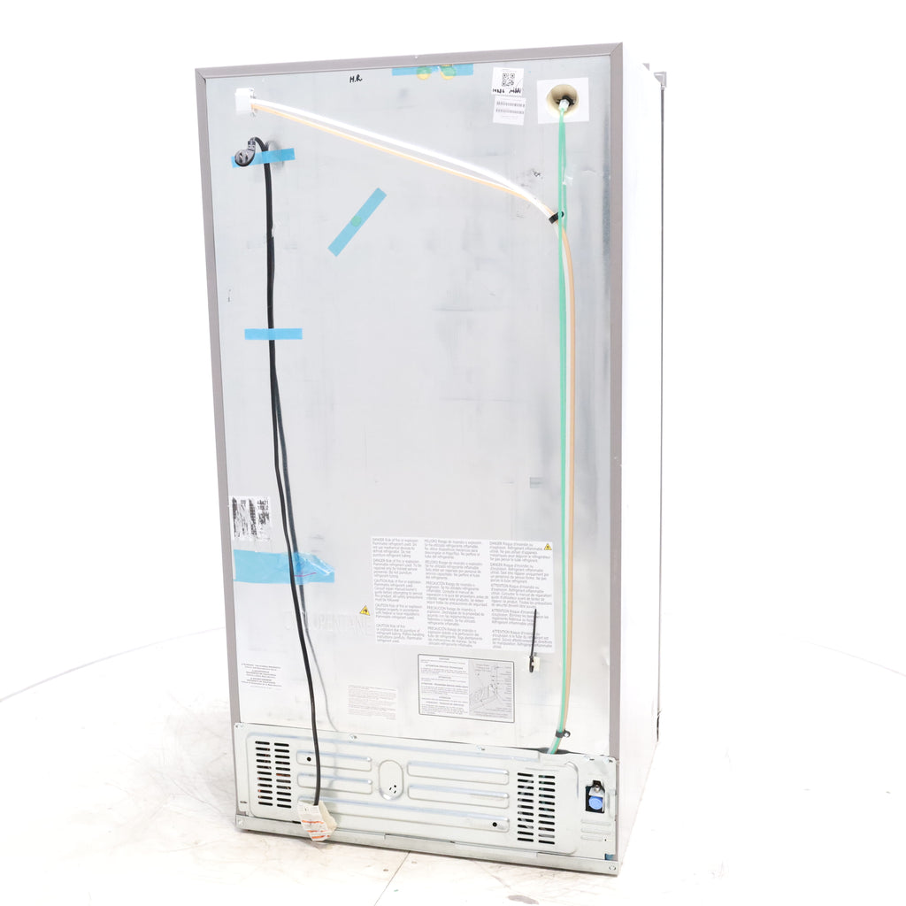 Pictures of Stainless Steel ENERGY STAR Frigidaire 25.6 cu. ft. Side by Side Refrigerator with Exterior Water and Ice Dispenser - Scratch & Dent - Minor - Neu Appliance Outlet - Discount Appliance Outlet in Austin, Tx