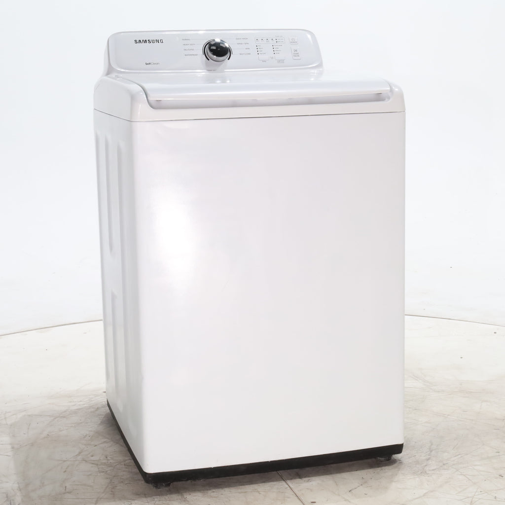 Pictures of Samsung White Top Load Diamond Drum 4.0 cu ft Washing Machine with 8 Wash Cycles  - Scratch & Dent - Minor - Neu Appliance Outlet - Discount Appliance Outlet in Austin, Tx