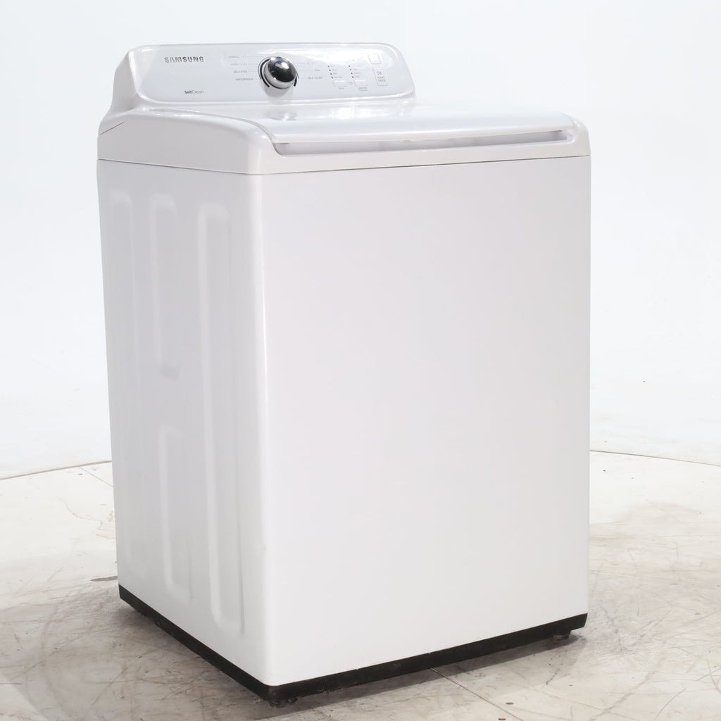 Pictures of Samsung White Top Load Diamond Drum 4.0 cu ft Washing Machine with 8 Wash Cycles  - Scratch & Dent - Minor - Neu Appliance Outlet - Discount Appliance Outlet in Austin, Tx