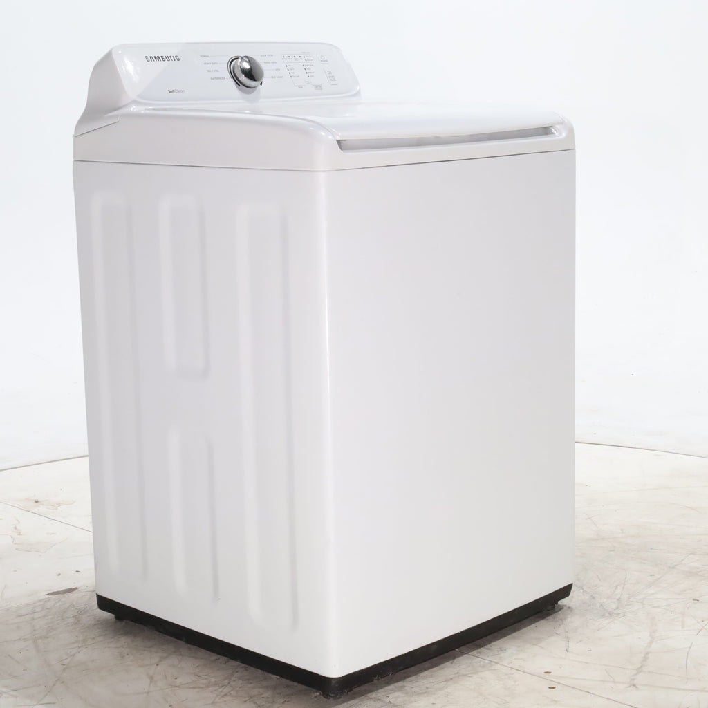 Pictures of Samsung White Top Load Diamond Drum 4.0 cu ft Washing Machine with 8 Wash Cycles  - Scratch & Dent - Minor - Neu Appliance Outlet - Discount Appliance Outlet in Austin, Tx