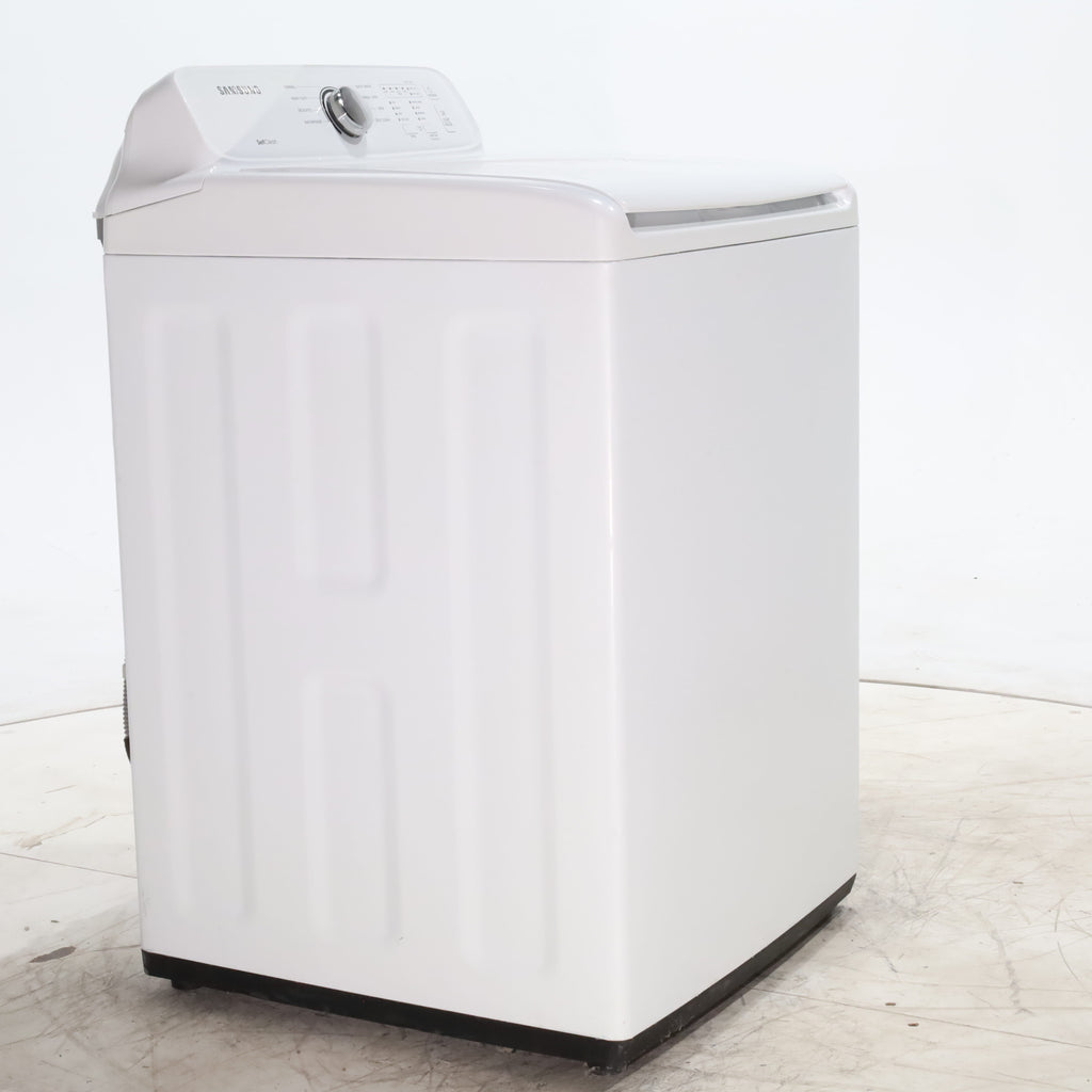 Pictures of Samsung White Top Load Diamond Drum 4.0 cu ft Washing Machine with 8 Wash Cycles  - Scratch & Dent - Minor - Neu Appliance Outlet - Discount Appliance Outlet in Austin, Tx