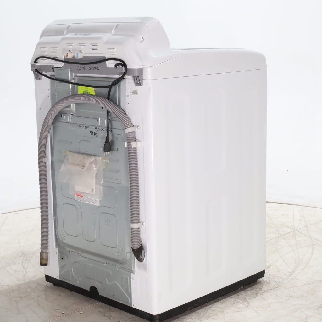 Pictures of Samsung White Top Load Diamond Drum 4.0 cu ft Washing Machine with 8 Wash Cycles  - Scratch & Dent - Minor - Neu Appliance Outlet - Discount Appliance Outlet in Austin, Tx