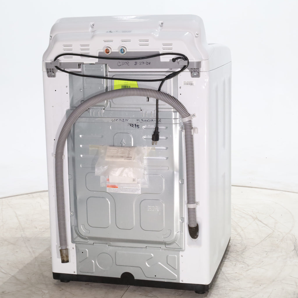 Pictures of Samsung White Top Load Diamond Drum 4.0 cu ft Washing Machine with 8 Wash Cycles  - Scratch & Dent - Minor - Neu Appliance Outlet - Discount Appliance Outlet in Austin, Tx