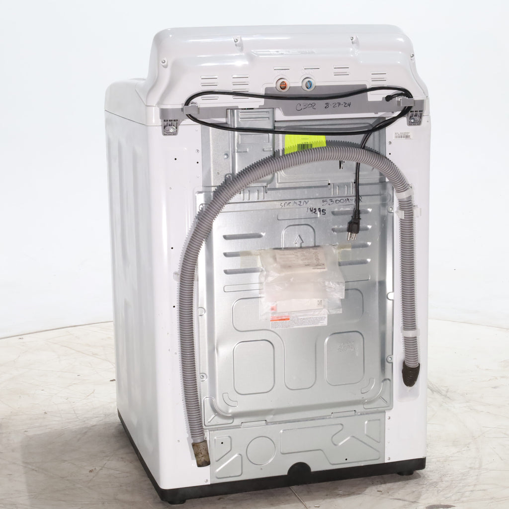 Pictures of Samsung White Top Load Diamond Drum 4.0 cu ft Washing Machine with 8 Wash Cycles  - Scratch & Dent - Minor - Neu Appliance Outlet - Discount Appliance Outlet in Austin, Tx