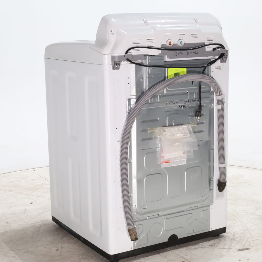 Pictures of Samsung White Top Load Diamond Drum 4.0 cu ft Washing Machine with 8 Wash Cycles  - Scratch & Dent - Minor - Neu Appliance Outlet - Discount Appliance Outlet in Austin, Tx