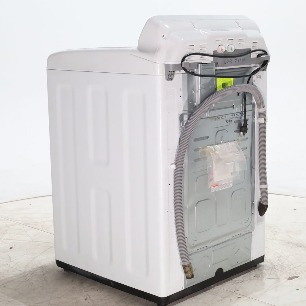 Pictures of Samsung White Top Load Diamond Drum 4.0 cu ft Washing Machine with 8 Wash Cycles  - Scratch & Dent - Minor - Neu Appliance Outlet - Discount Appliance Outlet in Austin, Tx