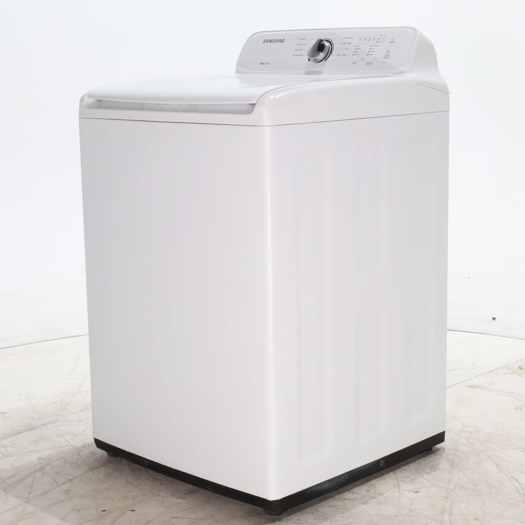 Pictures of Samsung White Top Load Diamond Drum 4.0 cu ft Washing Machine with 8 Wash Cycles  - Scratch & Dent - Minor - Neu Appliance Outlet - Discount Appliance Outlet in Austin, Tx