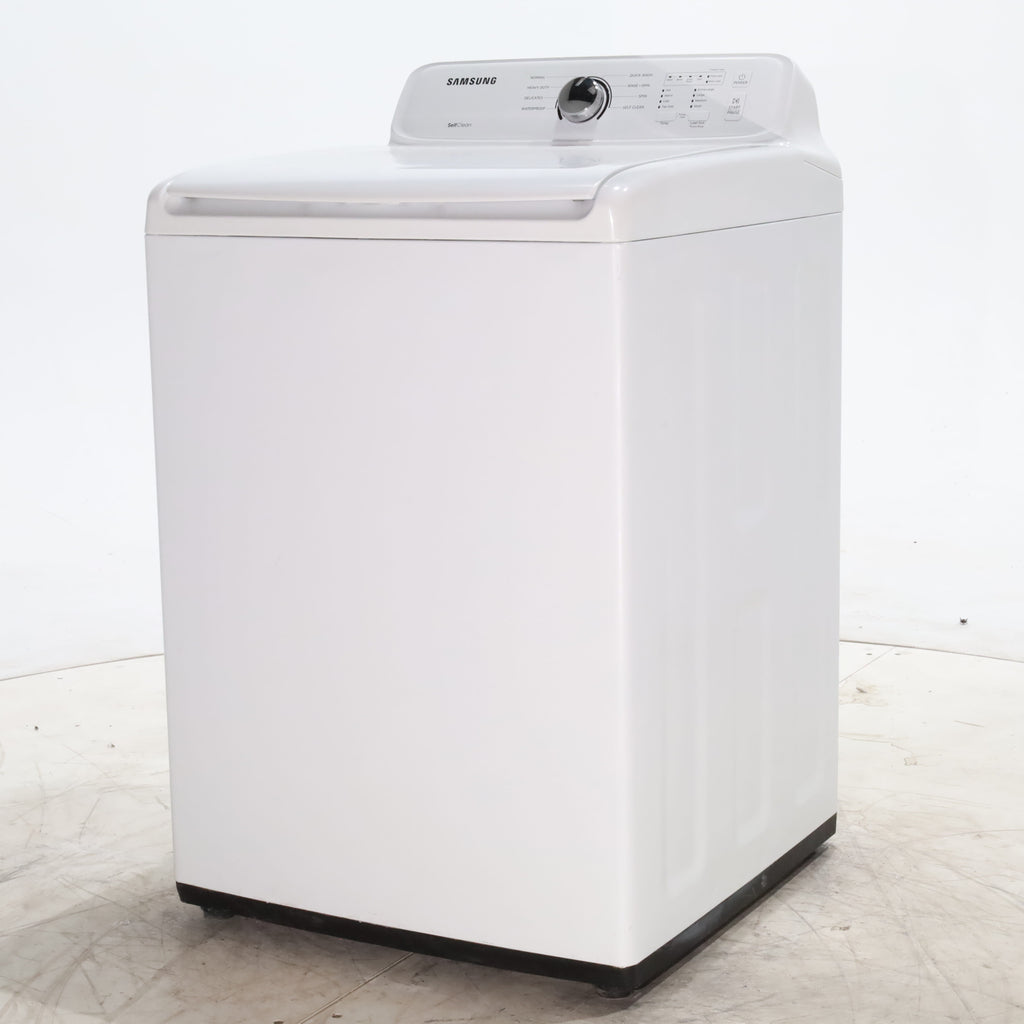 Pictures of Samsung White Top Load Diamond Drum 4.0 cu ft Washing Machine with 8 Wash Cycles  - Scratch & Dent - Minor - Neu Appliance Outlet - Discount Appliance Outlet in Austin, Tx