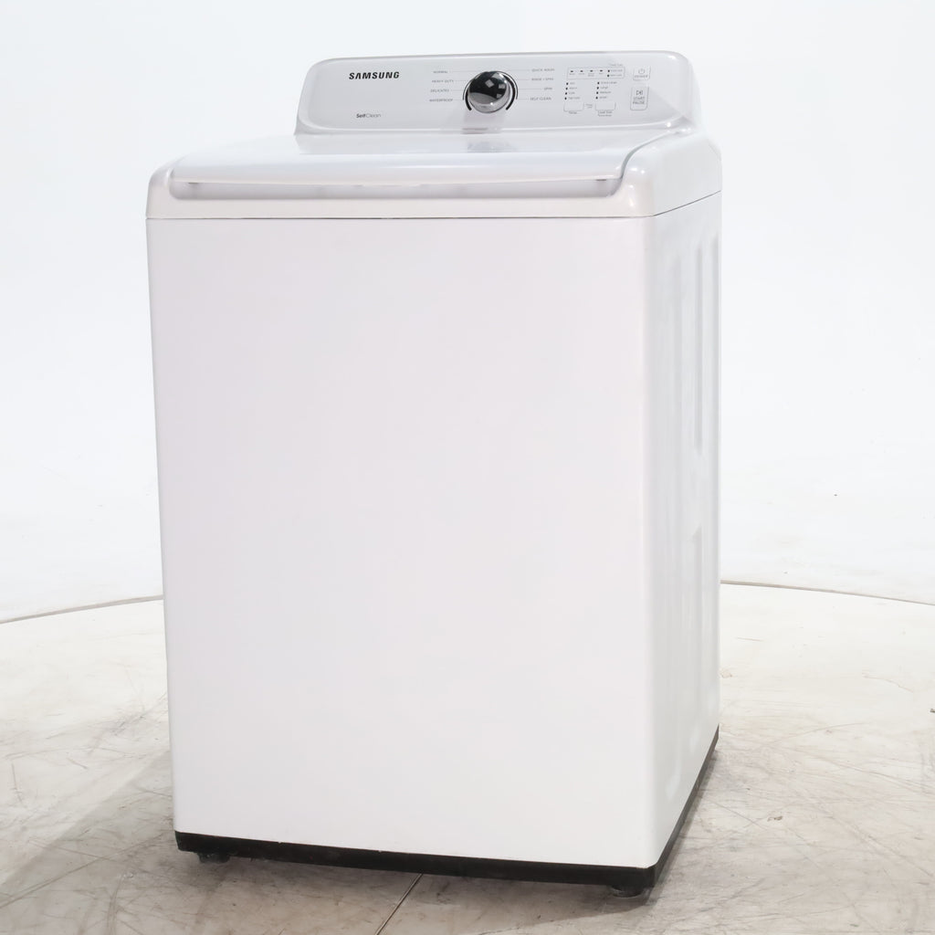 Pictures of Samsung White Top Load Diamond Drum 4.0 cu ft Washing Machine with 8 Wash Cycles  - Scratch & Dent - Minor - Neu Appliance Outlet - Discount Appliance Outlet in Austin, Tx