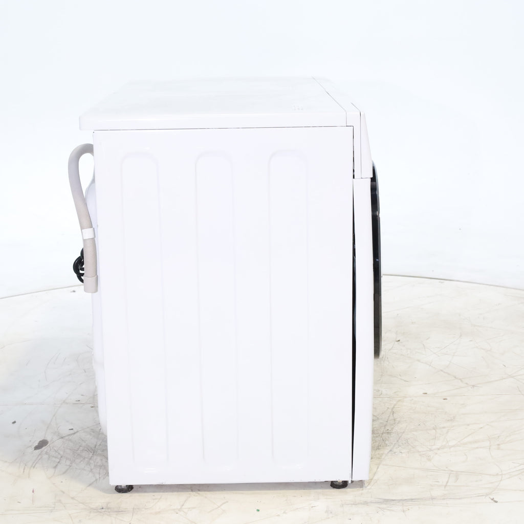 Pictures of Compact 24 in. Wide GE ENERGY STAR 2.4 cu. ft. Front Load Steam Washing Machine with 1400 RPM Spin Speed and Frontload Vented WiFi Capable ENERGY STAR 4.3 cu. ft. Electric Dryer with Stainless Steel Basket - Scratch & Dent - Moderate - Neu Appliance Outlet - Discount Appliance Outlet in Austin, Tx