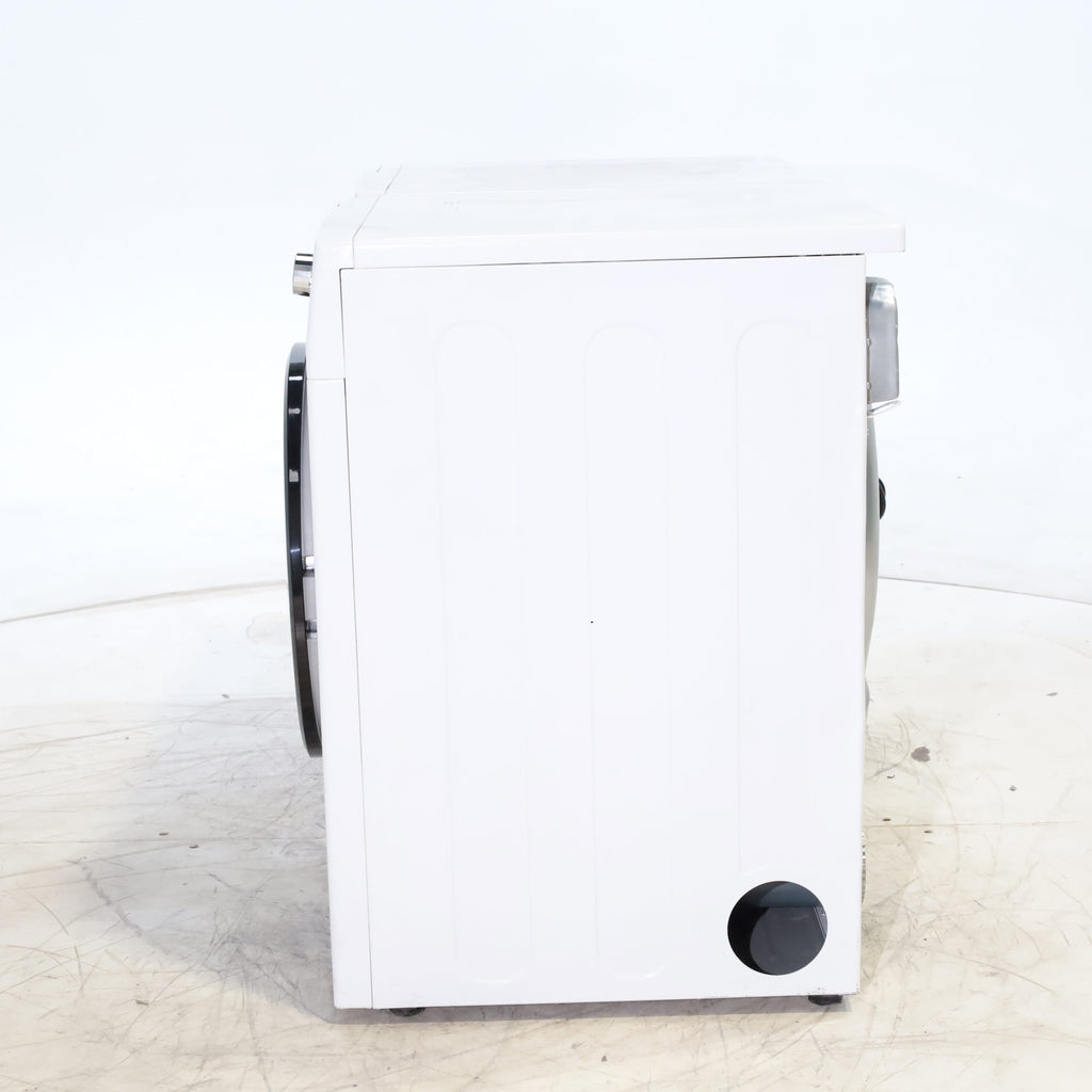 Pictures of Compact 24 in. Wide GE ENERGY STAR 2.4 cu. ft. Front Load Steam Washing Machine with 1400 RPM Spin Speed and Frontload Vented WiFi Capable ENERGY STAR 4.3 cu. ft. Electric Dryer with Stainless Steel Basket - Scratch & Dent - Moderate - Neu Appliance Outlet - Discount Appliance Outlet in Austin, Tx