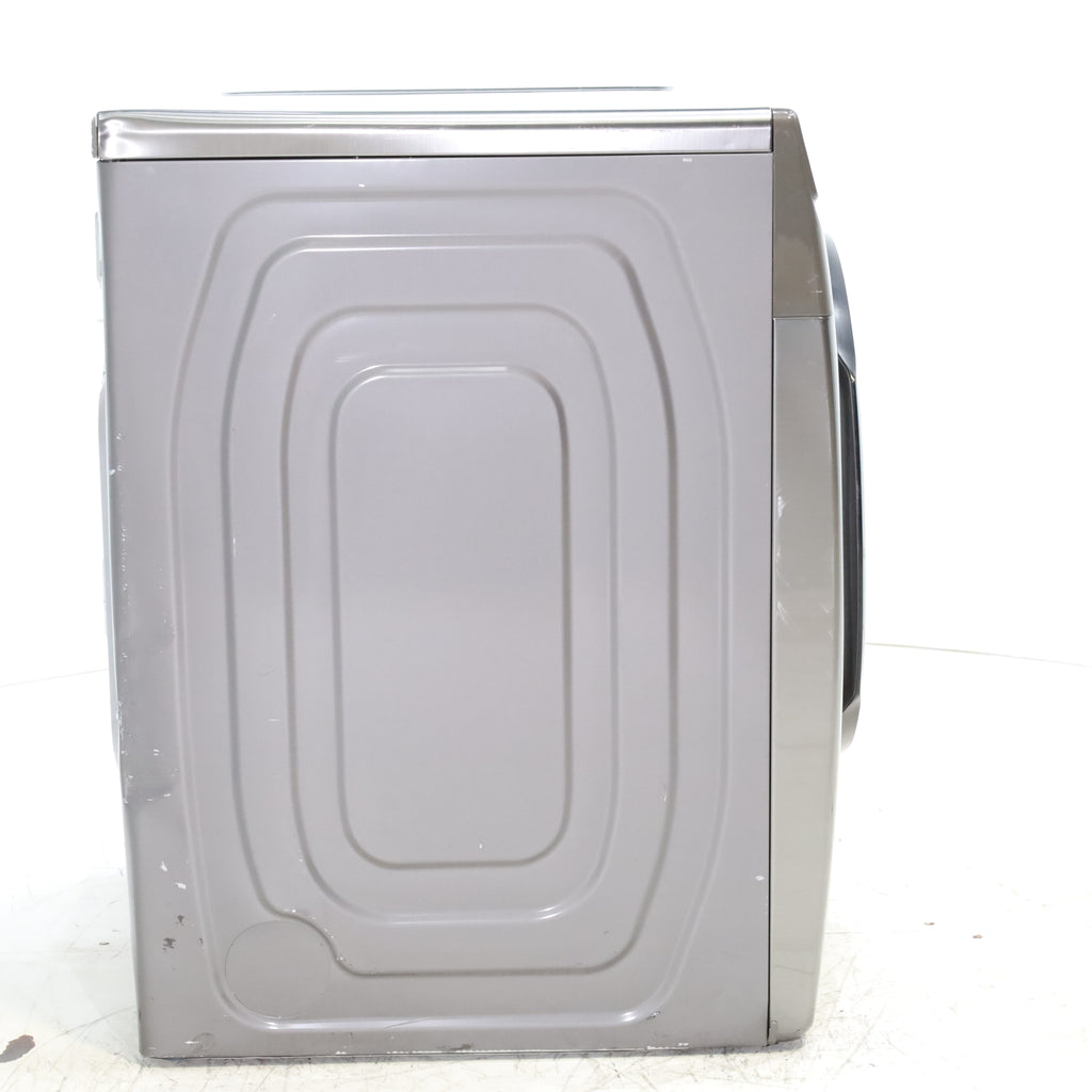 Pictures of Platinum Samsung 7.5 cu. ft. Frontload Electric Dryer with Sensor Dry - Scratch & Dent - Major - Neu Appliance Outlet - Discount Appliance Outlet in Austin, Tx