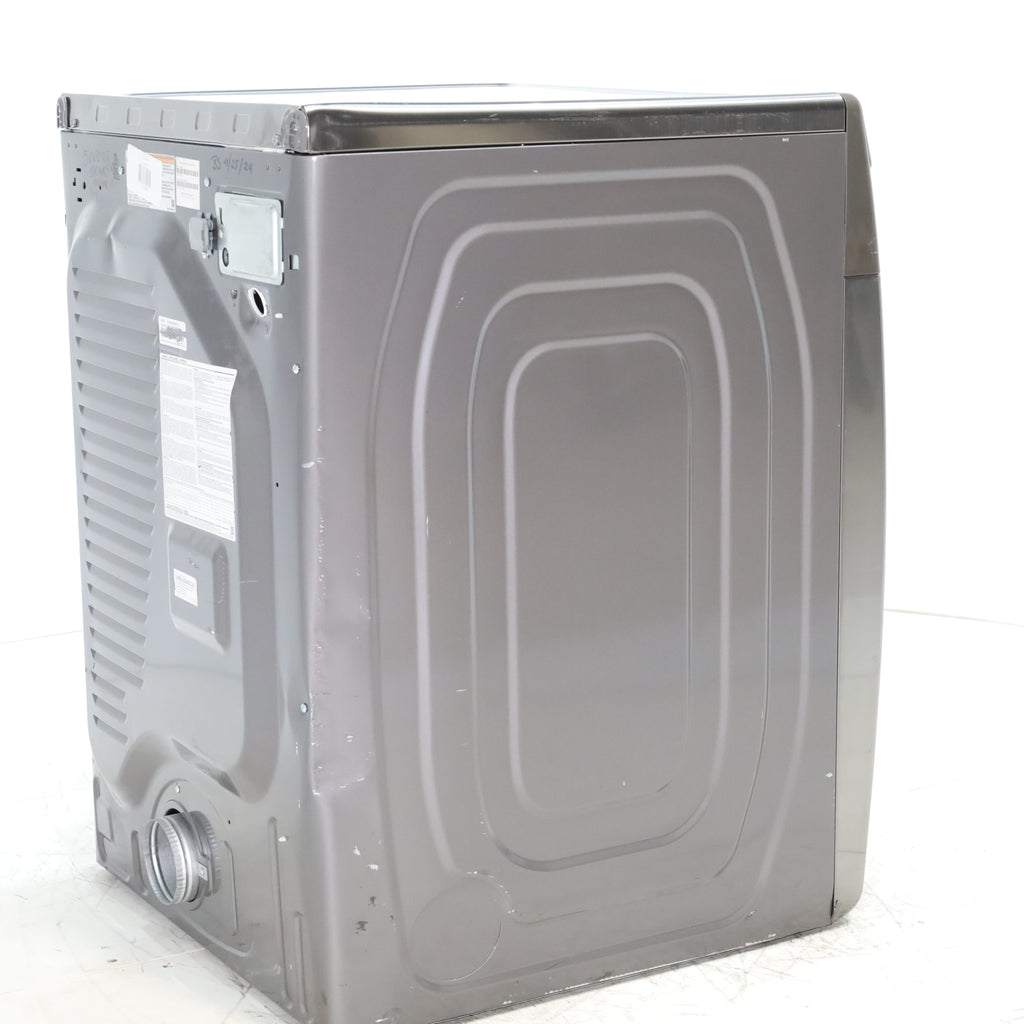 Pictures of Platinum Samsung 7.5 cu. ft. Frontload Electric Dryer with Sensor Dry - Scratch & Dent - Major - Neu Appliance Outlet - Discount Appliance Outlet in Austin, Tx