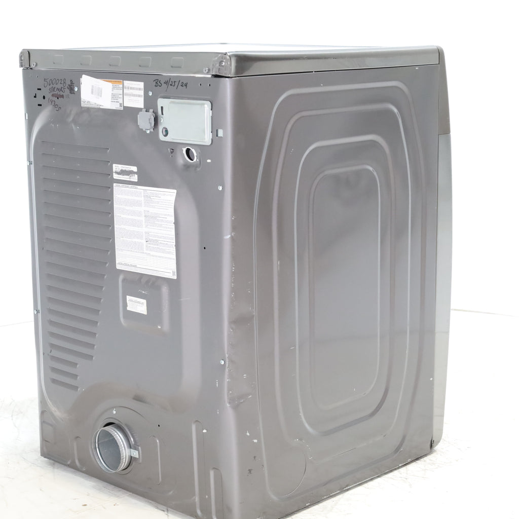 Pictures of Platinum Samsung 7.5 cu. ft. Frontload Electric Dryer with Sensor Dry - Scratch & Dent - Major - Neu Appliance Outlet - Discount Appliance Outlet in Austin, Tx