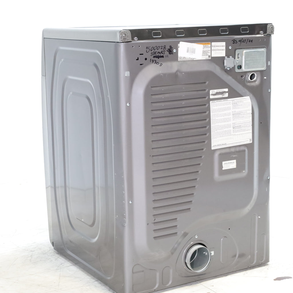 Pictures of Platinum Samsung 7.5 cu. ft. Frontload Electric Dryer with Sensor Dry - Scratch & Dent - Major - Neu Appliance Outlet - Discount Appliance Outlet in Austin, Tx