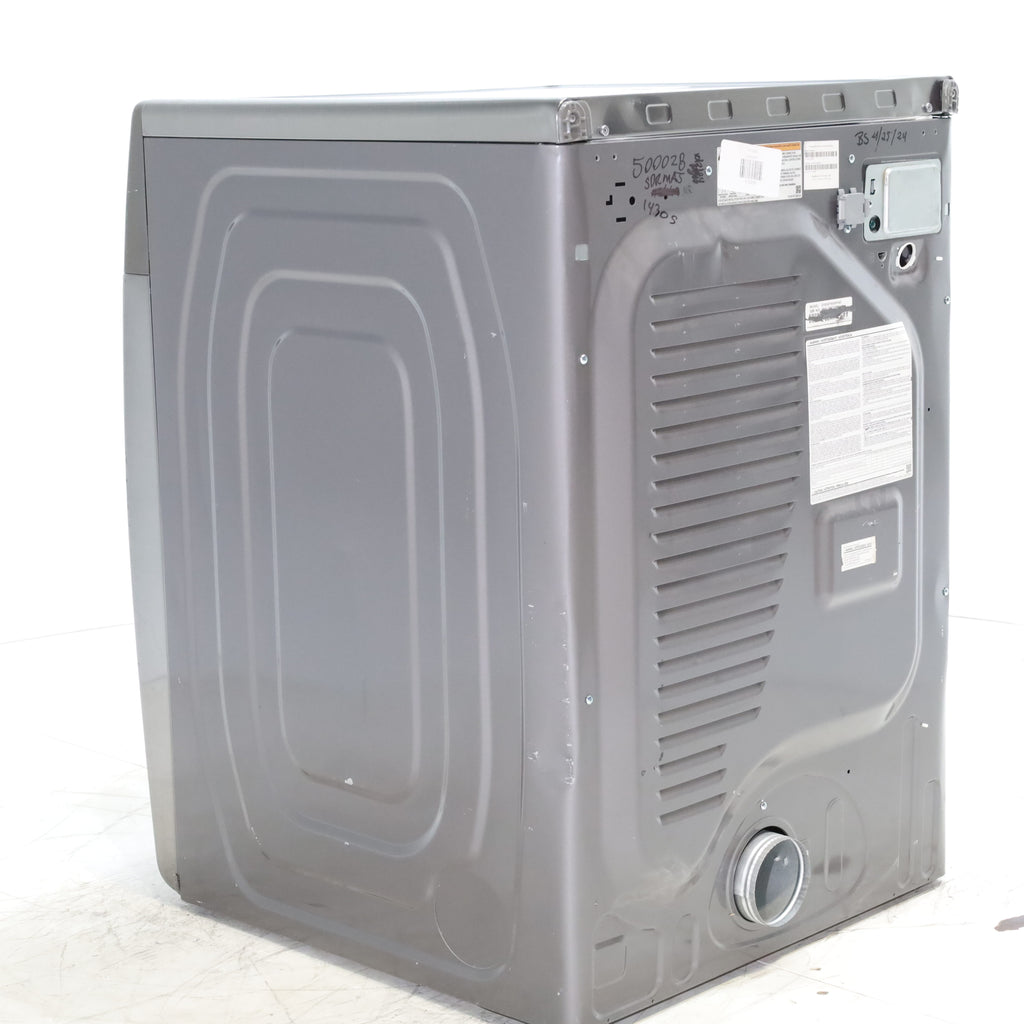 Pictures of Platinum Samsung 7.5 cu. ft. Frontload Electric Dryer with Sensor Dry - Scratch & Dent - Major - Neu Appliance Outlet - Discount Appliance Outlet in Austin, Tx