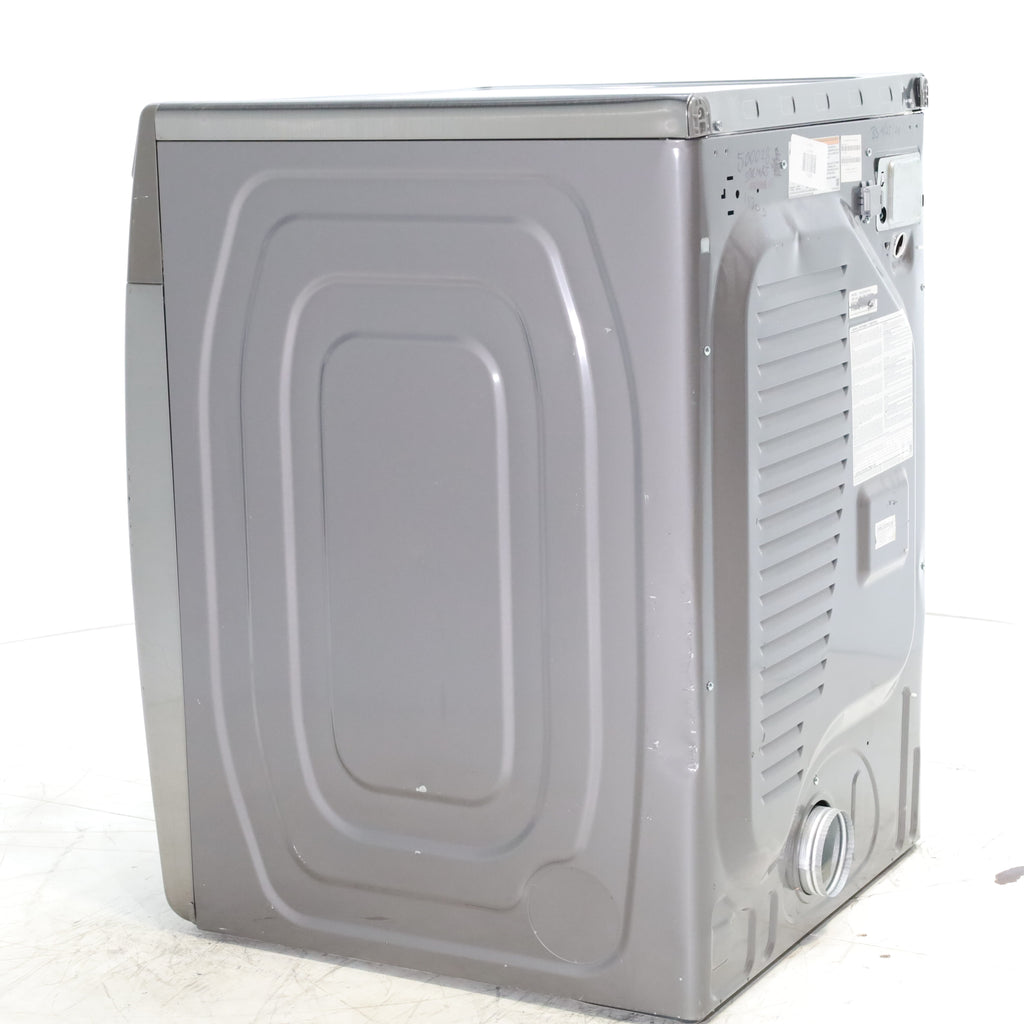 Pictures of Platinum Samsung 7.5 cu. ft. Frontload Electric Dryer with Sensor Dry - Scratch & Dent - Major - Neu Appliance Outlet - Discount Appliance Outlet in Austin, Tx