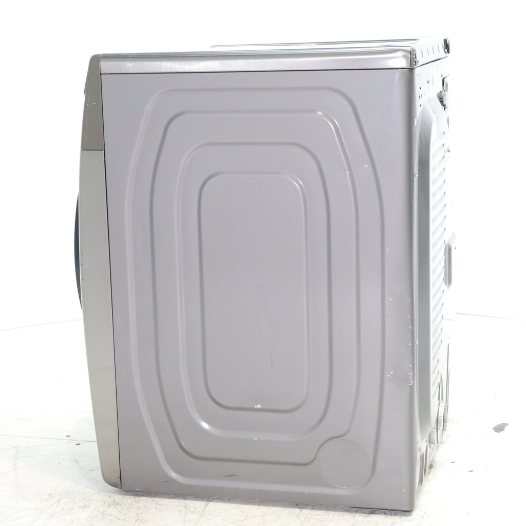 Pictures of Platinum Samsung 7.5 cu. ft. Frontload Electric Dryer with Sensor Dry - Scratch & Dent - Major - Neu Appliance Outlet - Discount Appliance Outlet in Austin, Tx