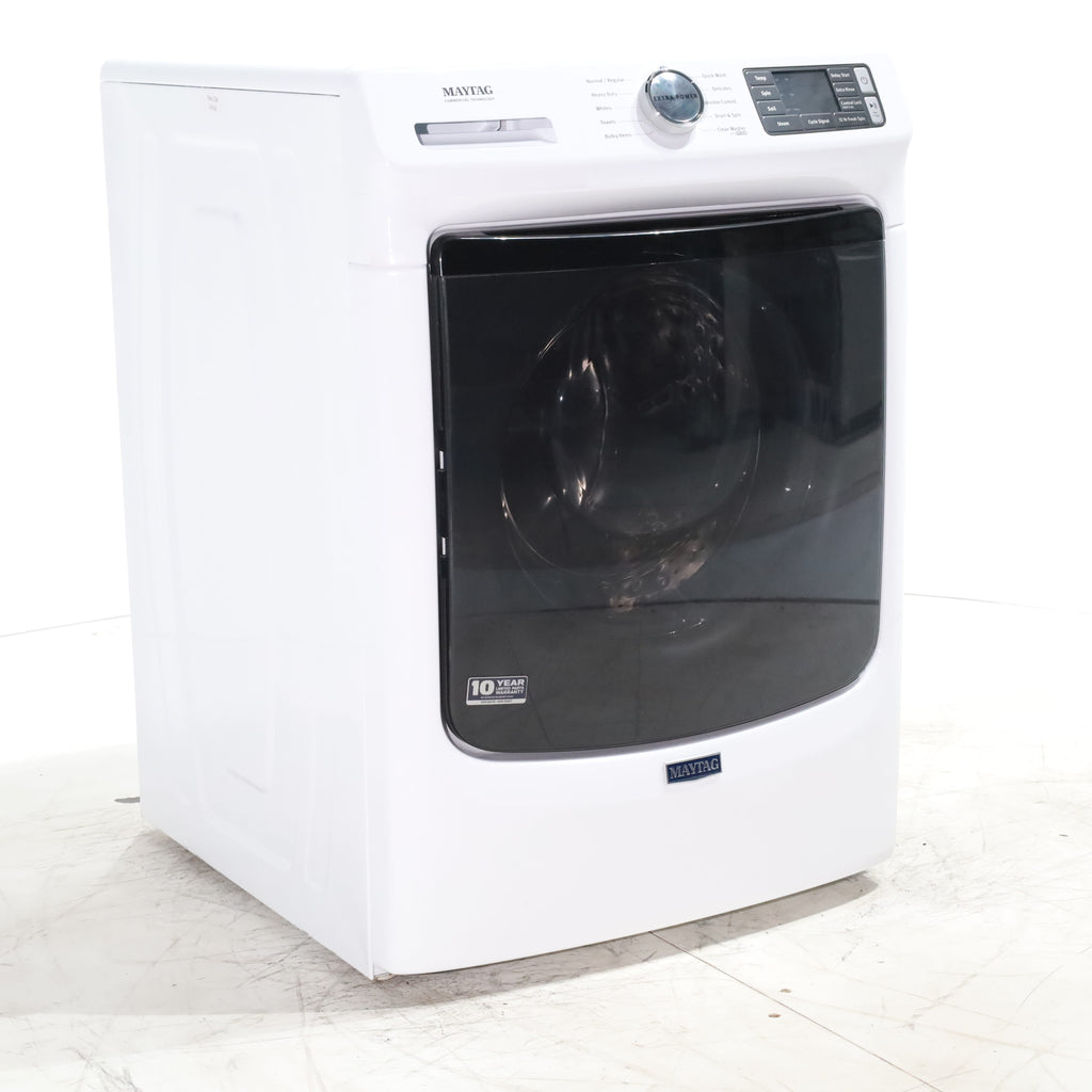 Pictures of Maytag 4.5 cu. ft. White Stackable Front Load ENERGY STAR Washing Machine with 12-Hour Fresh Spin - Scratch & Dent - Minor - Neu Appliance Outlet - Discount Appliance Outlet in Austin, Tx