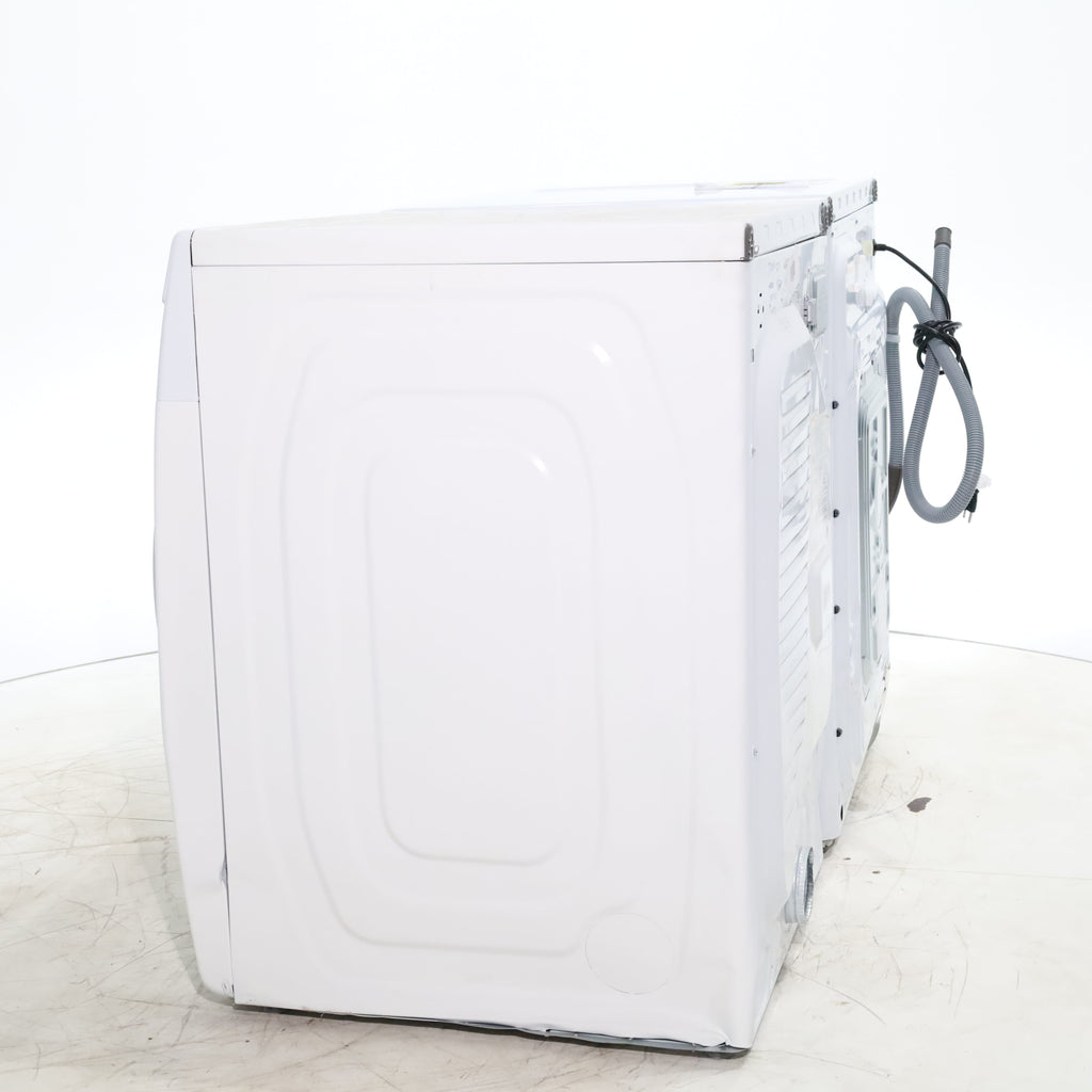 Pictures of ENERGY STAR Samsung 4.5 cu. ft. Front Load Washer with Vibration Reduction and Samsung 7.5 cu. ft. Front Load Electric Dryer with Sensor Dry and Interior Drum Light- Scratch & Dent - Moderate | Major - Neu Appliance Outlet - Discount Appliance Outlet in Austin, Tx