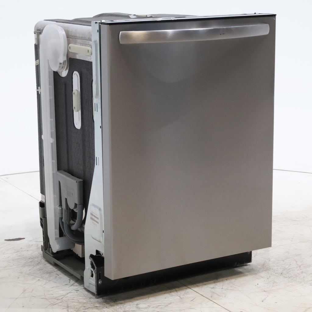 Pictures of Frigidaire 24-in ENERGY STAR Top Control Built-In Dishwasher With Third Rack (Fingerprint Resistant Stainless Steel) 49-dBA Very Quiet Sound Level - Scratch & Dent - Minor - Neu Appliance Outlet - Discount Appliance Outlet in Austin, Tx