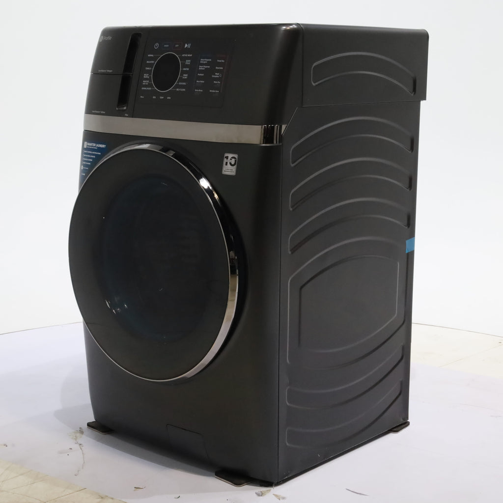 Pictures of Carbon Graphite ENERGY STAR  GE Profile 4.5 cu. ft. Capacity Front Load Combo Washing Machine and Electric Dryer with Ventless Heat Pump Technology - Scratch & Dent - Minor - Neu Appliance Outlet - Discount Appliance Outlet in Austin, Tx