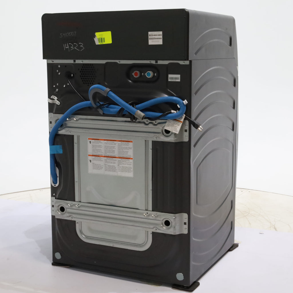 Pictures of Carbon Graphite ENERGY STAR  GE Profile 4.5 cu. ft. Capacity Front Load Combo Washing Machine and Electric Dryer with Ventless Heat Pump Technology - Scratch & Dent - Minor - Neu Appliance Outlet - Discount Appliance Outlet in Austin, Tx