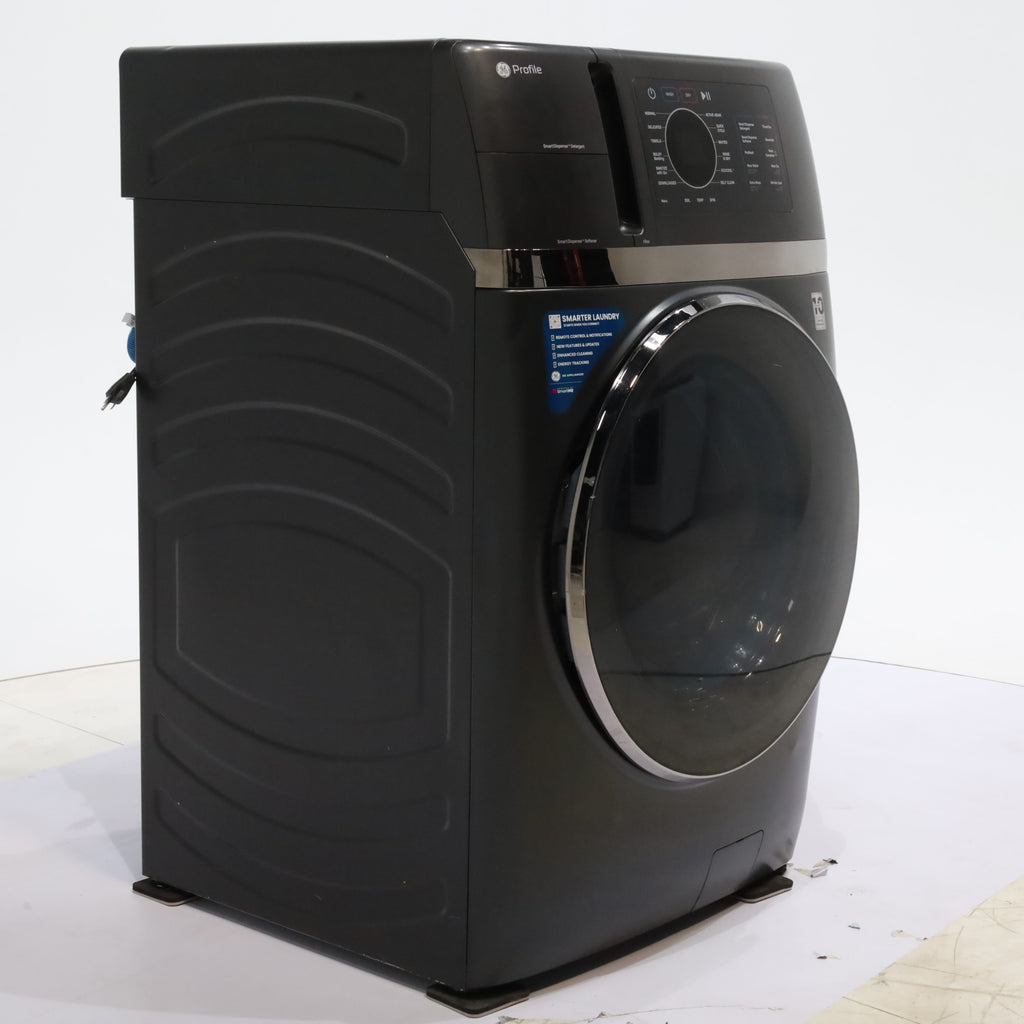 Pictures of Carbon Graphite ENERGY STAR  GE Profile 4.5 cu. ft. Capacity Front Load Combo Washing Machine and Electric Dryer with Ventless Heat Pump Technology - Scratch & Dent - Minor - Neu Appliance Outlet - Discount Appliance Outlet in Austin, Tx