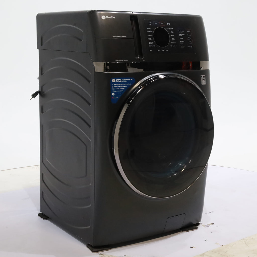 Pictures of Carbon Graphite ENERGY STAR  GE Profile 4.5 cu. ft. Capacity Front Load Combo Washing Machine and Electric Dryer with Ventless Heat Pump Technology - Scratch & Dent - Minor - Neu Appliance Outlet - Discount Appliance Outlet in Austin, Tx