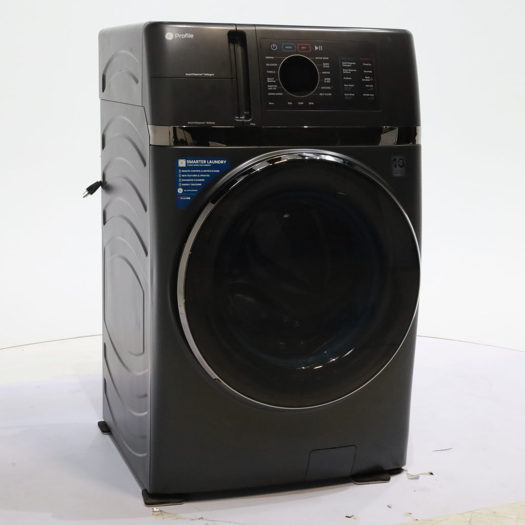 Pictures of Carbon Graphite ENERGY STAR  GE Profile 4.5 cu. ft. Capacity Front Load Combo Washing Machine and Electric Dryer with Ventless Heat Pump Technology - Scratch & Dent - Minor - Neu Appliance Outlet - Discount Appliance Outlet in Austin, Tx
