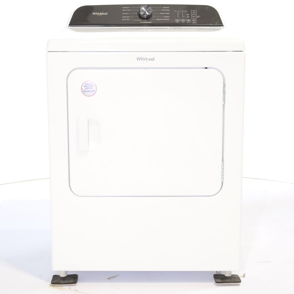 Pictures of Whirlpool® 7.0 Cu. Ft. Electric Dryer with Moisture Sensor and Steam Refresh Cycle - Scratch & Dent - Minor - Neu Appliance Outlet - Discount Appliance Outlet in Austin, Tx