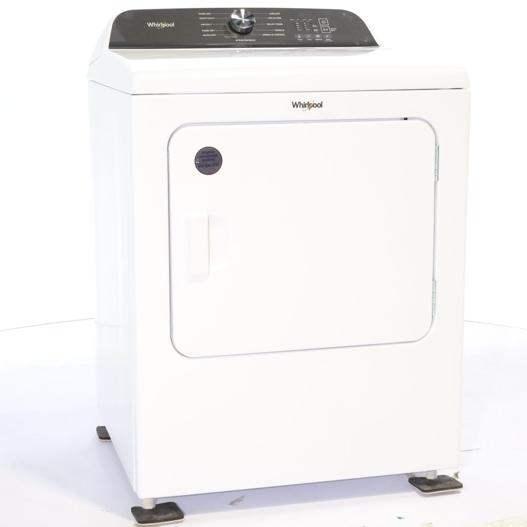 Pictures of Whirlpool® 7.0 Cu. Ft. Electric Dryer with Moisture Sensor and Steam Refresh Cycle - Scratch & Dent - Minor - Neu Appliance Outlet - Discount Appliance Outlet in Austin, Tx