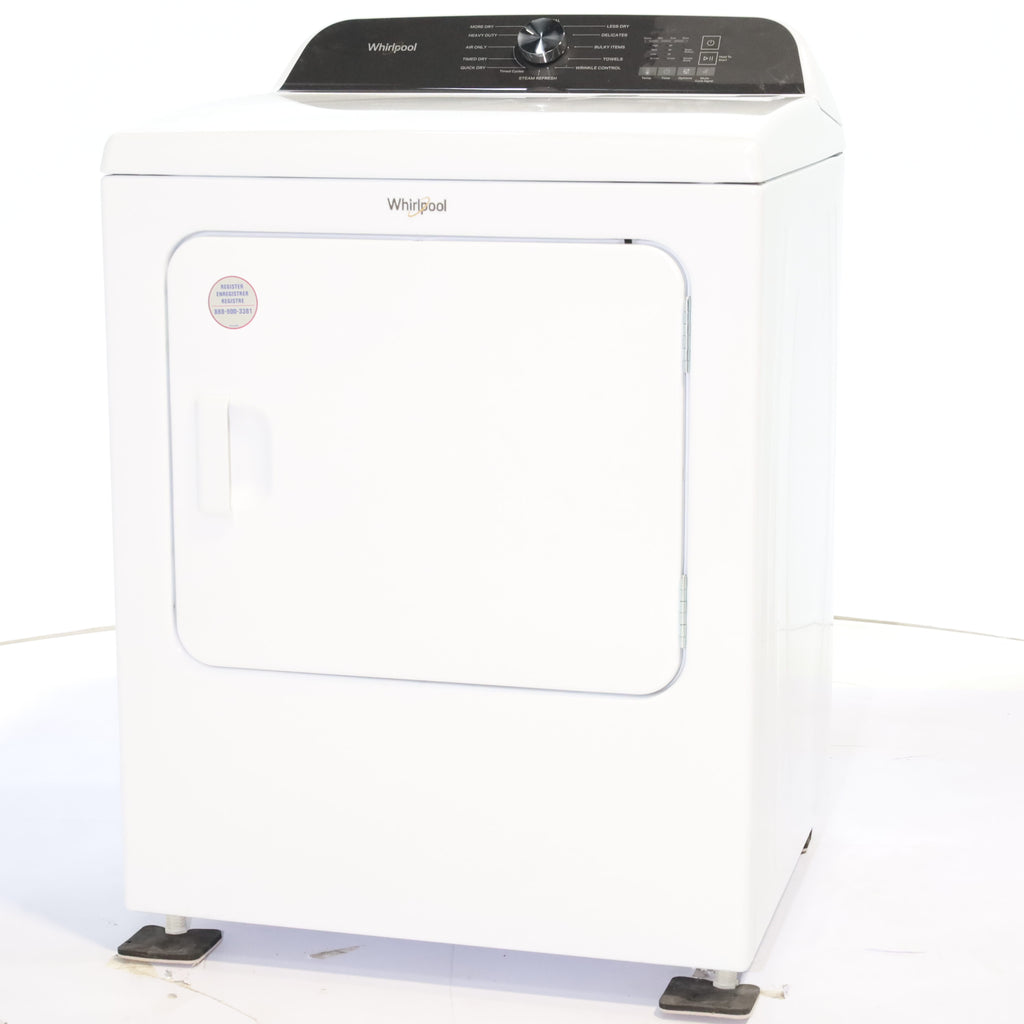 Pictures of Whirlpool® 7.0 Cu. Ft. Electric Dryer with Moisture Sensor and Steam Refresh Cycle - Scratch & Dent - Minor - Neu Appliance Outlet - Discount Appliance Outlet in Austin, Tx