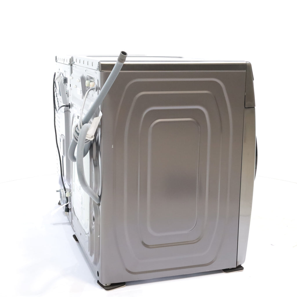 Pictures of Platinum ENERGY STAR Samsung 4.5 cu. ft. Front Load Washer with WiFi Connectivity and Platinum Samsung 7.5 cu. ft. Front Load Gas Dryer with Steam  - Scratch and Dent - Minor - Neu Appliance Outlet - Discount Appliance Outlet in Austin, Tx