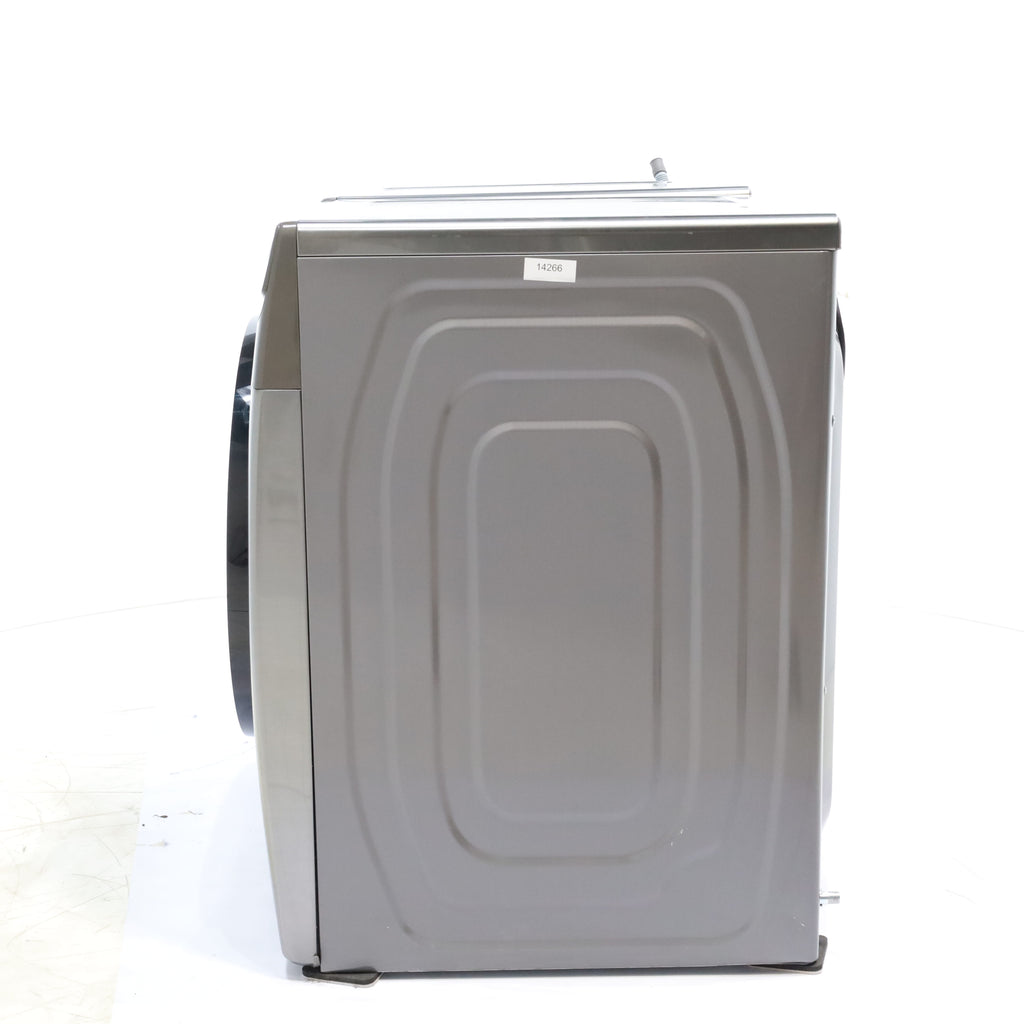 Pictures of Platinum ENERGY STAR Samsung 4.5 cu. ft. Front Load Washer with WiFi Connectivity and Platinum Samsung 7.5 cu. ft. Front Load Gas Dryer with Steam  - Scratch and Dent - Minor - Neu Appliance Outlet - Discount Appliance Outlet in Austin, Tx