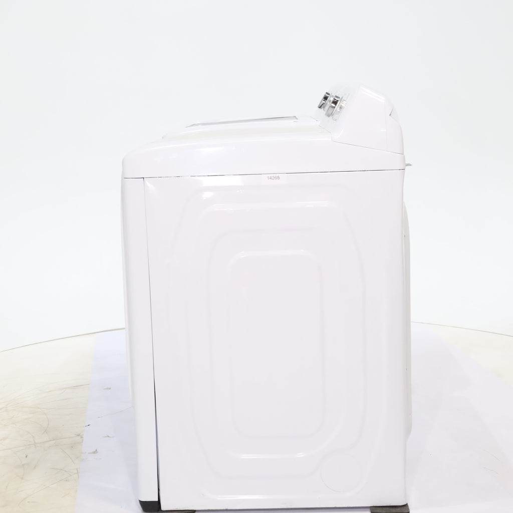 Pictures of Samsung 4.5 cu. ft. Top Load Washer With Vibration Reduction Technology and ENERGY STAR Samsung 7.4 cu. ft. Electric Dryer with Smart Care Technology - Scratch & Dent - Minor - Neu Appliance Outlet - Discount Appliance Outlet in Austin, Tx