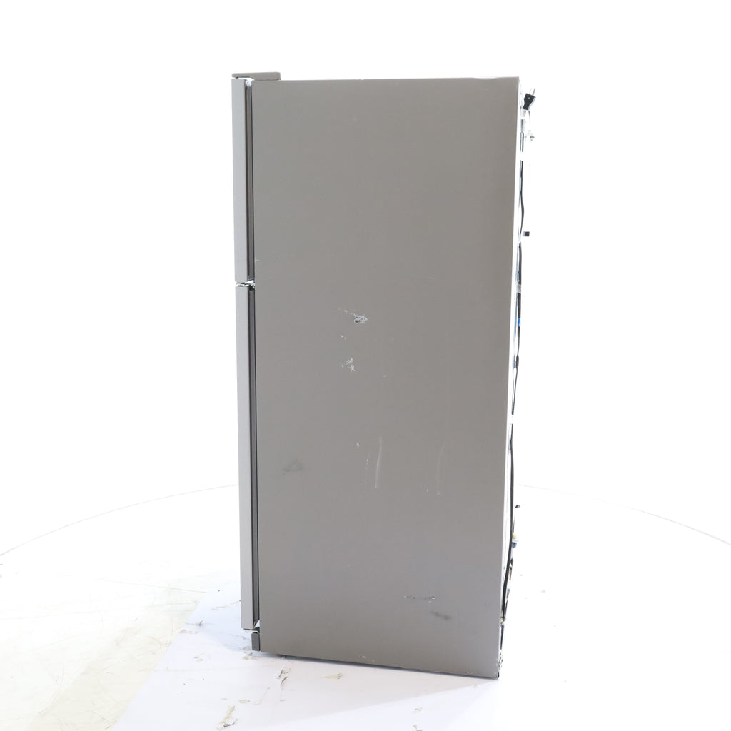 Pictures of 33" Wide Fingerprint-Resistant Stainless Steel Whirlpool 20.5 cu. ft. Top Freezer Refrigerator with Flexi-Slide Bin - Scratch & Dent - Minor - Neu Appliance Outlet - Discount Appliance Outlet in Austin, Tx