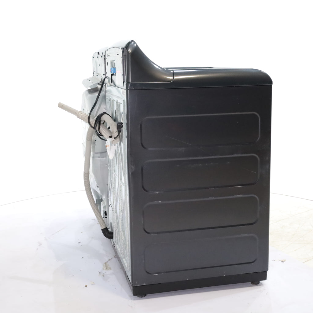 Pictures of Diamond Gray ENERGY STAR GE 5.0 cu. ft. Top Load Washing Machine with Water Station and ENERGY STAR GE 7.4 cu. ft. Steam Electric Dryer with My Cycle - Certified Refurbished - Neu Appliance Outlet - Discount Appliance Outlet in Austin, Tx