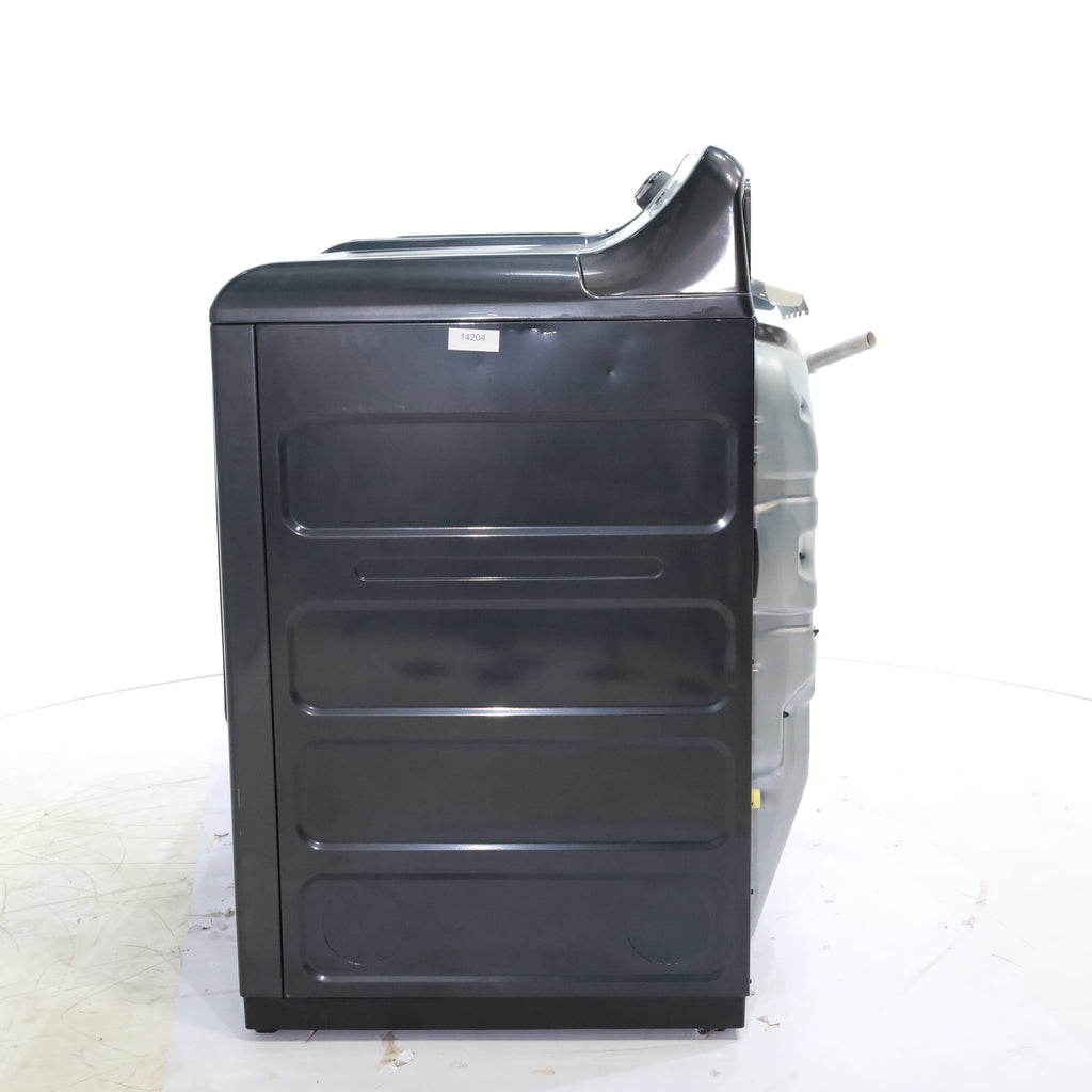 Pictures of Diamond Gray ENERGY STAR GE 5.0 cu. ft. Top Load Washing Machine with Water Station and ENERGY STAR GE 7.4 cu. ft. Steam Electric Dryer with My Cycle - Certified Refurbished - Neu Appliance Outlet - Discount Appliance Outlet in Austin, Tx