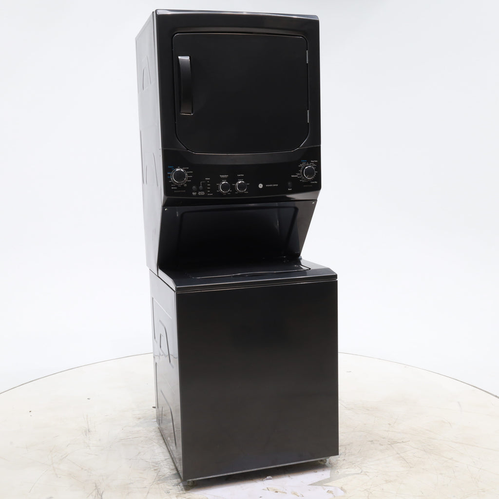 Pictures of Ge Spacemaker Diamond Gray Laundry Center with 3.8 cu ft Washer and 5.9 cu Ft 240v Electric Dryer - Certified Refurbished - Neu Appliance Outlet - Discount Appliance Outlet in Austin, Tx