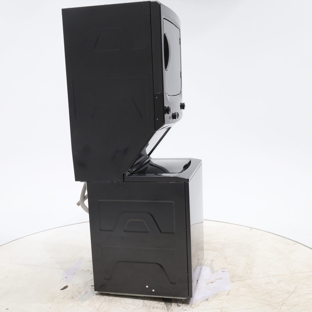 Pictures of Ge Spacemaker Diamond Gray Laundry Center with 3.8 cu ft Washer and 5.9 cu Ft 240v Electric Dryer - Certified Refurbished - Neu Appliance Outlet - Discount Appliance Outlet in Austin, Tx