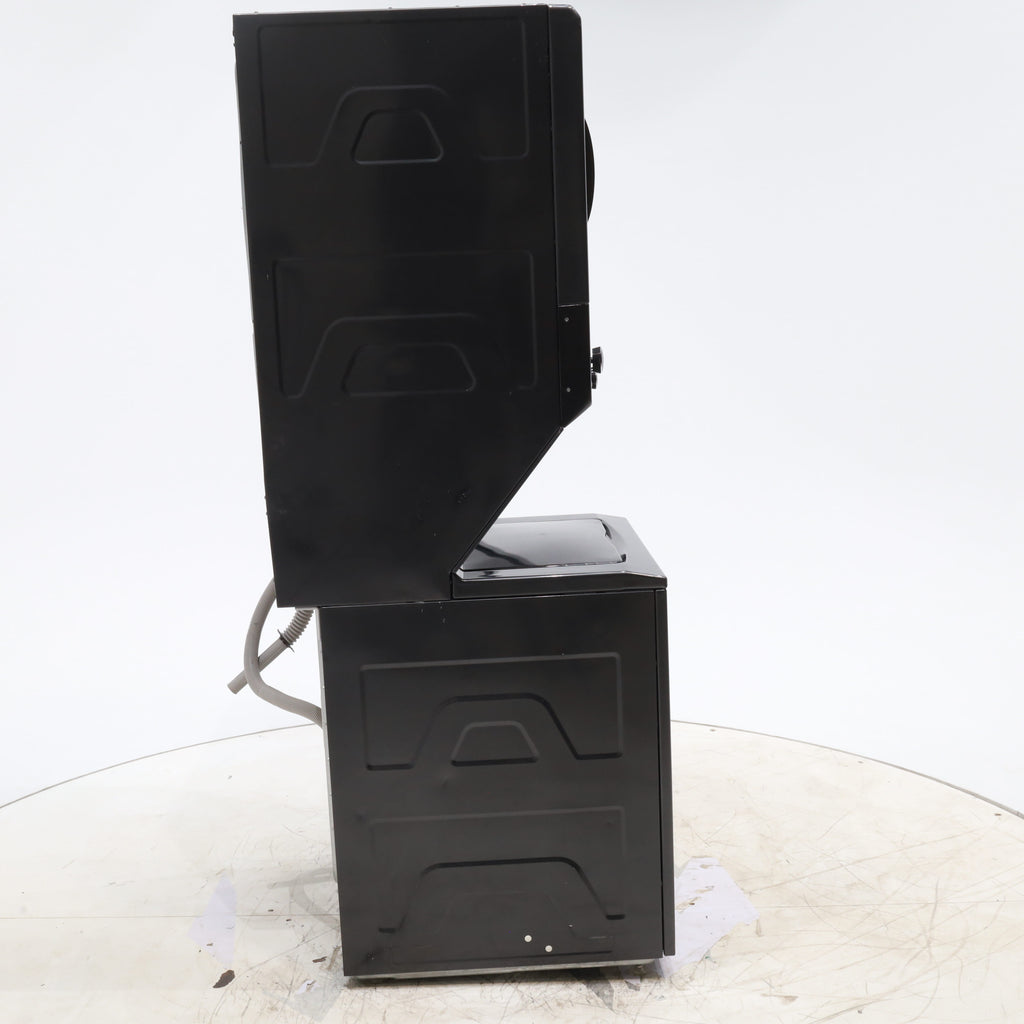 Pictures of Ge Spacemaker Diamond Gray Laundry Center with 3.8 cu ft Washer and 5.9 cu Ft 240v Electric Dryer - Certified Refurbished - Neu Appliance Outlet - Discount Appliance Outlet in Austin, Tx