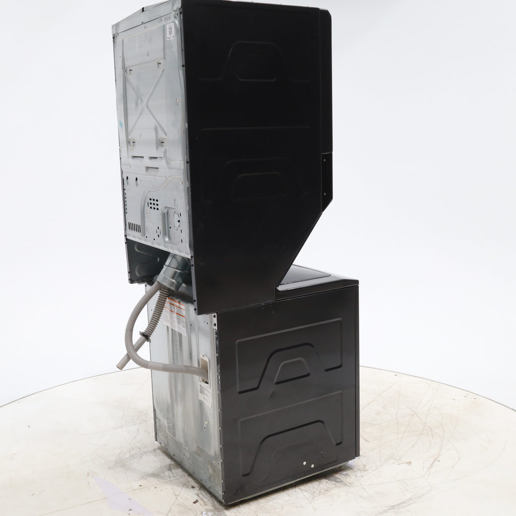 Pictures of Ge Spacemaker Diamond Gray Laundry Center with 3.8 cu ft Washer and 5.9 cu Ft 240v Electric Dryer - Certified Refurbished - Neu Appliance Outlet - Discount Appliance Outlet in Austin, Tx