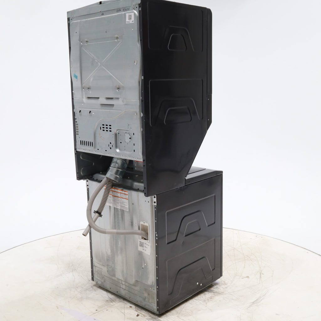 Pictures of Ge Spacemaker Diamond Gray Laundry Center with 3.8 cu ft Washer and 5.9 cu Ft 240v Electric Dryer - Certified Refurbished - Neu Appliance Outlet - Discount Appliance Outlet in Austin, Tx