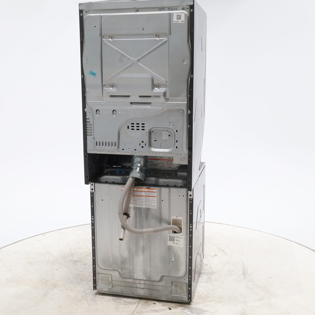 Pictures of Ge Spacemaker Diamond Gray Laundry Center with 3.8 cu ft Washer and 5.9 cu Ft 240v Electric Dryer - Certified Refurbished - Neu Appliance Outlet - Discount Appliance Outlet in Austin, Tx