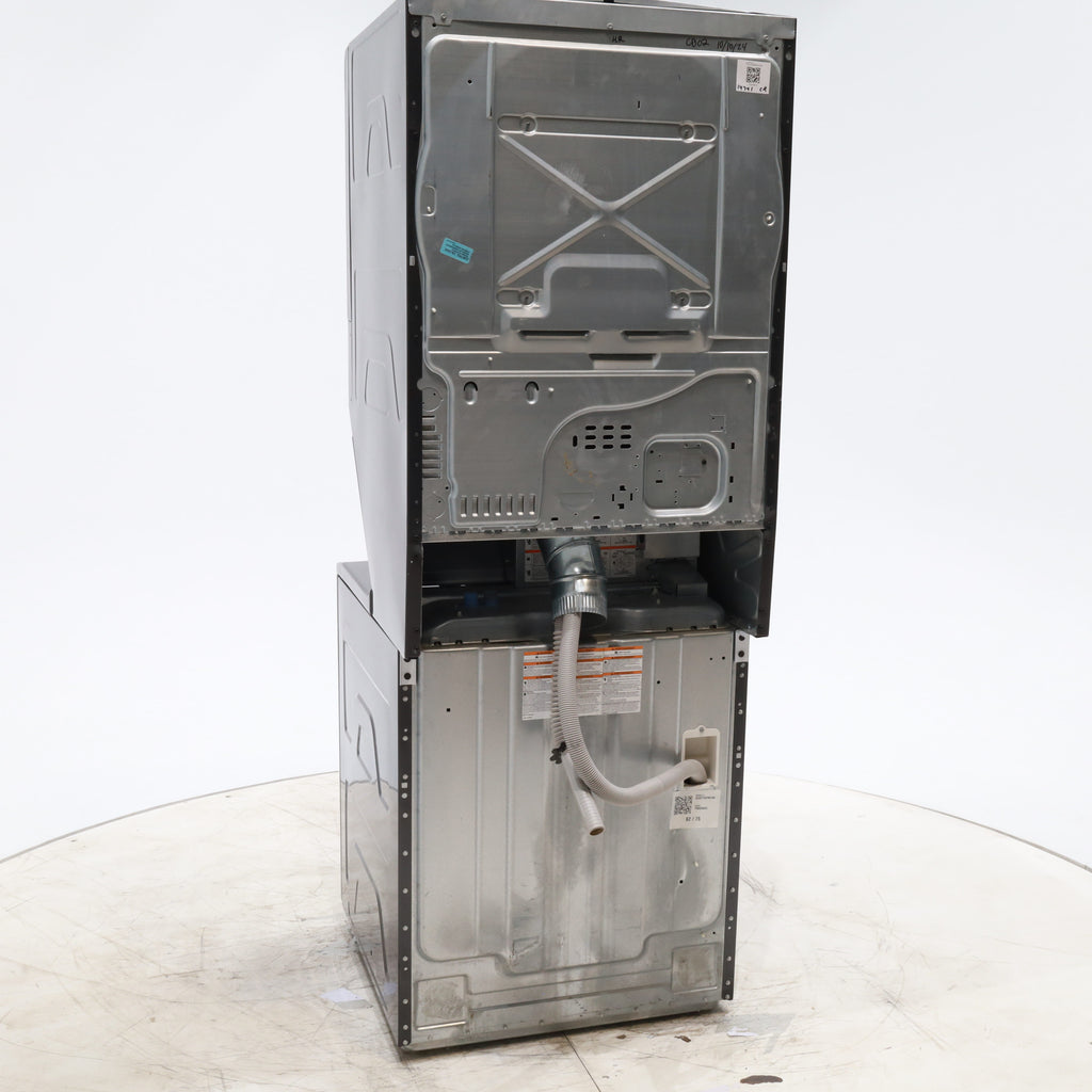 Pictures of Ge Spacemaker Diamond Gray Laundry Center with 3.8 cu ft Washer and 5.9 cu Ft 240v Electric Dryer - Certified Refurbished - Neu Appliance Outlet - Discount Appliance Outlet in Austin, Tx